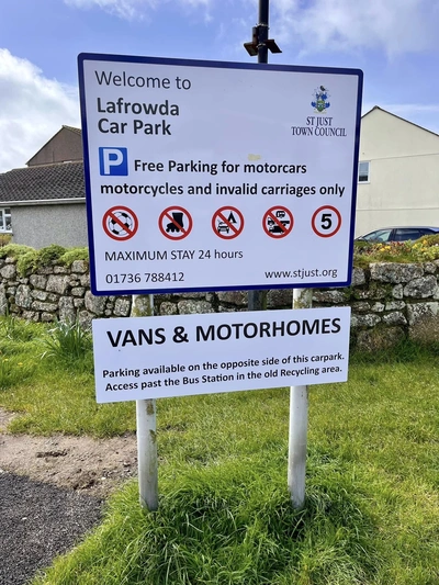 Aluminium signs