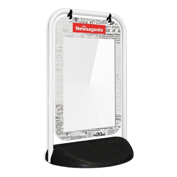  Swinger 2 With White Frame Showing Printed Poster Pocket With Newspaper Artwork