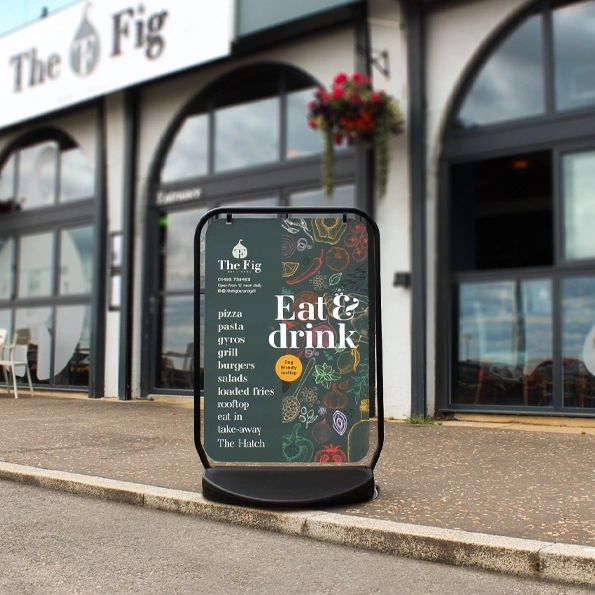  Swinger 4000 Outside Restaurant Showing The Fig Artwork
