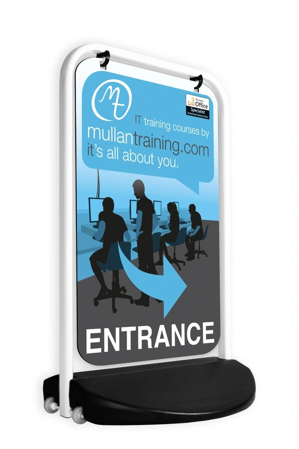  Swinger 3000 White Frame Aluminium Panel Training